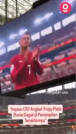 Impian CR7 Angkat Tropy Piala Dunia Gagal di Penampilan Terakhirnya