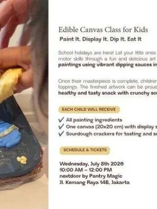 Ajak Anak Latih Kreativitas Melalui Kelas Edible Canvas Yuk!