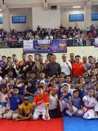 345 Karateka Berebut Prestasi di Porkot Jakarta Pusat 2026