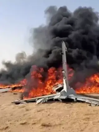 Houthi Tembak Jatuh Drone Wing Loong 2 Milik Saudi Senilai Rp35 Miliar di Atas Mokha