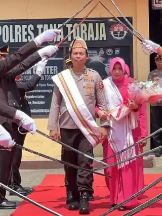 18 Bulan Pimpin Tana Toraja, AKBP Budi Hermawan Pindah Tugas ke Bareskrim Polri