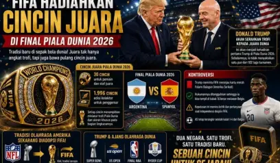 Sejarah Baru di Piala Dunia: FIFA Hadirkan Cincin Juara, Trump Siap Serahkan Trofi di Final Argentina vs Spanyol
