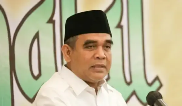 Sekjen Partai Gerindra Ahmad Muzani menghadiri pengukuhan relawan Jaringan Rakyat Indonesia Raya (JARI RAYA) di Hotel Santika, Slipi, Jakarta Barat, Minggu (29/5/2022). Foto: Dok. Istimewa