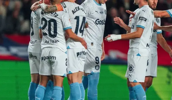 Perayaan Gol Pemain Girona ke gawang Barcelona (instagram.com/gironafc)