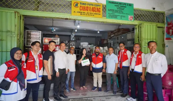Pertamina Patra Niaga Sulawesi-Hiswana Migas Makassar Monitoring di Pangkalan LPG 3 Kg (istimewa)