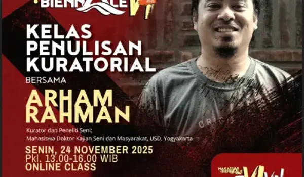 Kelas Penulisan dan Kuratorial bersama Arham Rahman