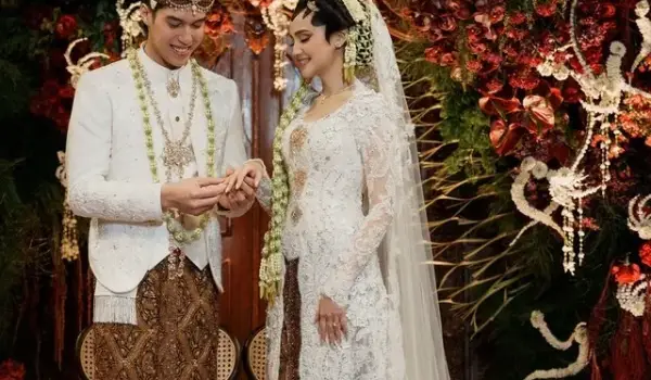 Pernikahan El Rumi dan Syifa Hadju di Jakarta, Minggu (26/4/2026).
