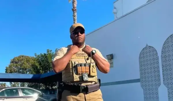 Amin Abdullah, satpam yang dianggap sebagai pahlawan dalam penembakan masjid di San Diego, AS.