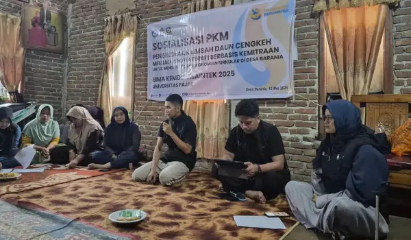 Tim Program Kemitraan Masyarakat (PKM) Universitas Fajar turun langsung ke desa