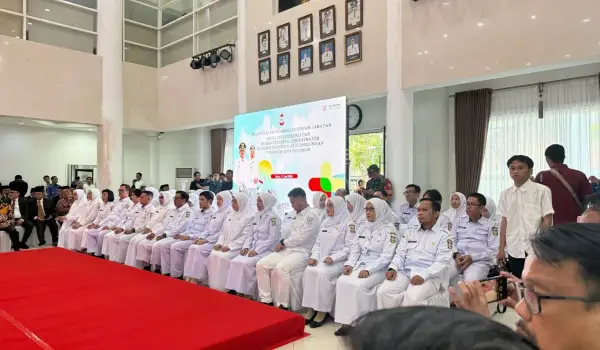 47 kepala puskesmas definitif yang dilantik oleh Wali Kota Makassar, Rabu (17/6/2026).