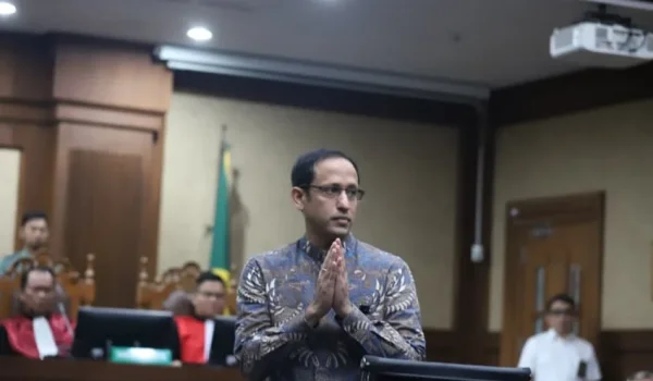 Mantan Menteri Pendidikan, Kebudayaan, Riset, dan Teknologi Nadiem Makarim.