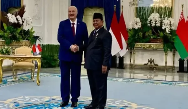 Presiden Prabowo Subianto menerima Presiden Belarus Aleksandr Lukashenko.