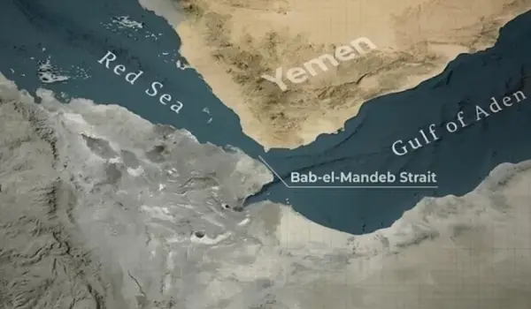 Selat Bab al-Mandeb merupakan jalut pelayaran dan perdagangan dunia.