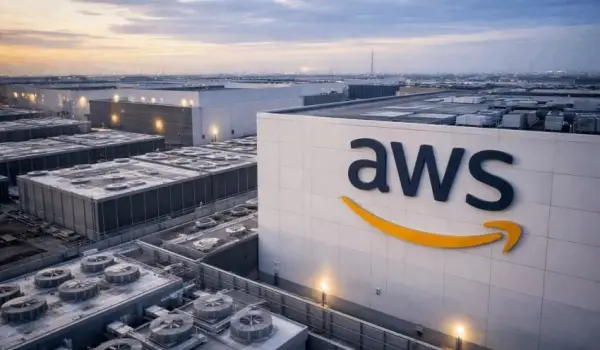 Pusat data Amazon di Bahrain.