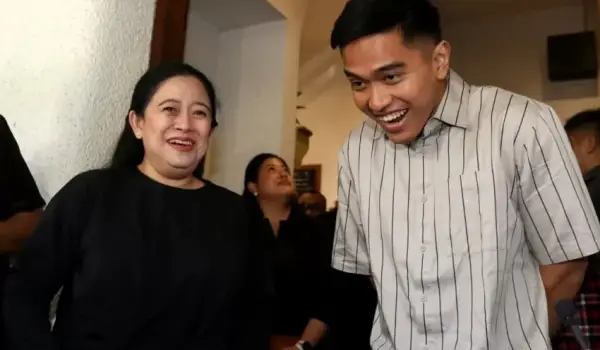 Puan Maharani dan Kaesang Pangarep.