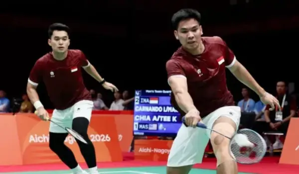 Tim Bulu Tangkis Putra Indonesia.