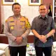 Frederik Kalalembang bertemu Kapolda Sulsel, Kritisi Pelanggaran Tambang dan Apresiasi Keamanan Pilkada Sulsel