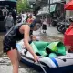 Kompala Unifa Bantu Evakuasi Korban Banjir di Antang Makassar