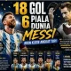 18 Gol, 6 Piala Dunia: Messi Bikin Klose Angkat Topi