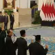 Presiden Prabowo Subianto Resmi Melantik Sejumlah Pejabat di Istana Kepresidenan, Jakarta Pusat, Kamis (15/10/2026).