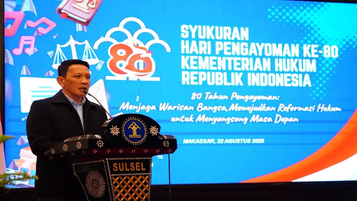 "Peringatan Hari Pengayoman ke-80 : Kakanwil Kemenkum Sulsel Ajak Seluruh Jajaran Perkuat Reformasi Hukum"