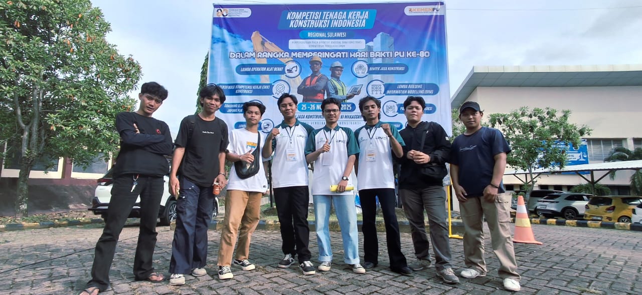 Mahasiswa Teknik UNIFA Unjuk Kemampuan di Kompetisi BIM Hari Bakti PU 80 Se-Sulawesi 2025