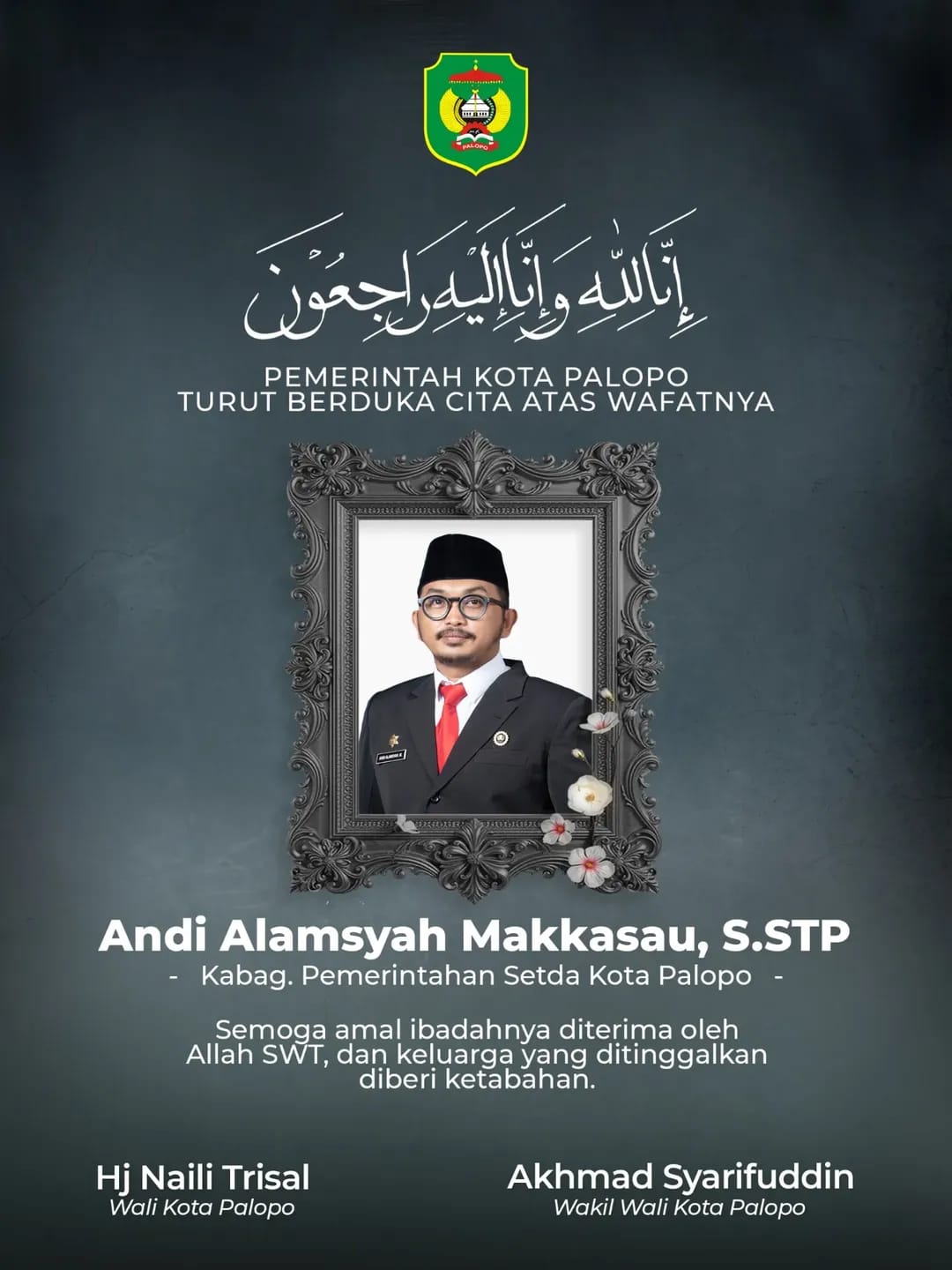 Kabag Pemerintah Pemkot Palopo Meninggal, Dikabarkan Serangan Jantung