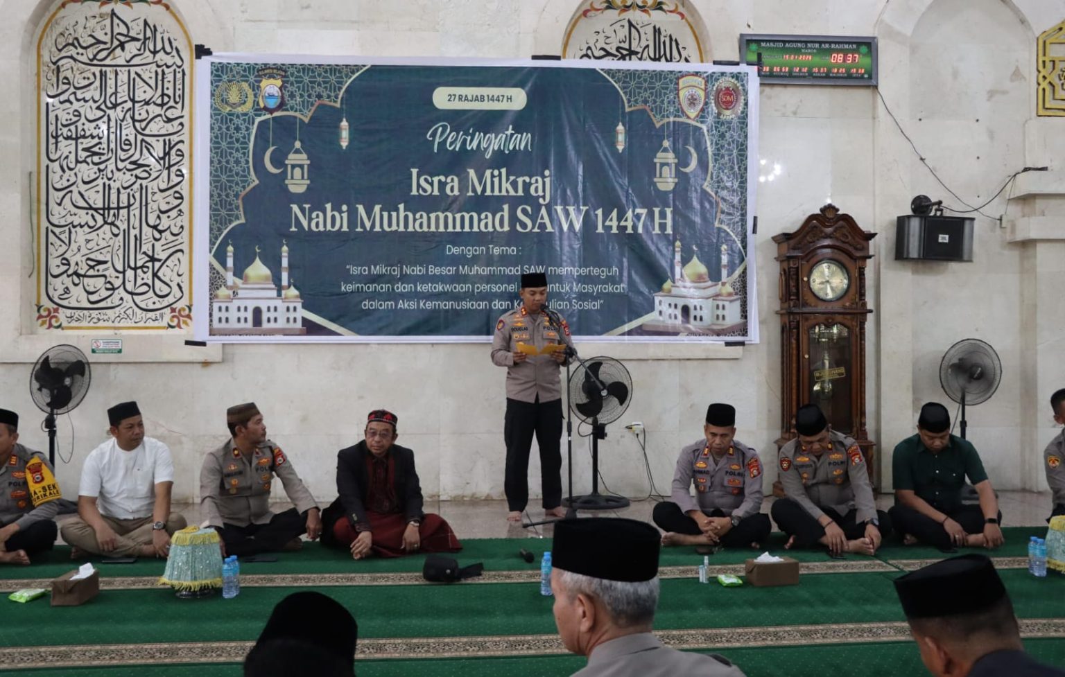 Polres Maros Peringati Isra Mi'raj 1447 H, Kapolres Tegaskan Moral Personel Adalah Prioritas