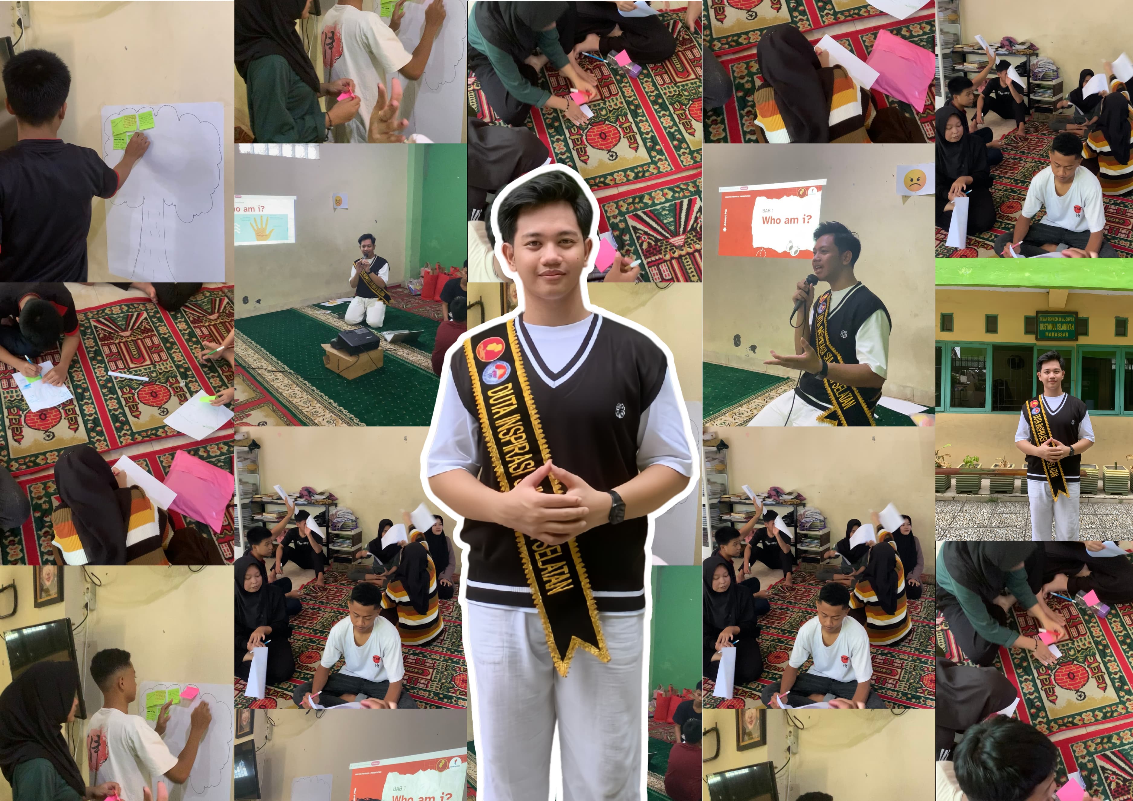 Mahasiswa UNIFA, Wahyu Kurniawan, Gaungkan Semangat Refleksi Diri Anak Panti Lewat Sosialisasi “Who Am I”