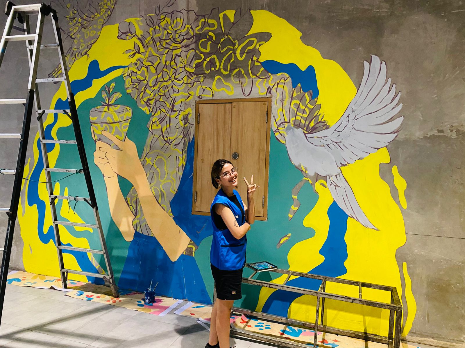 Muralis Perempuan dari Muraya Studio