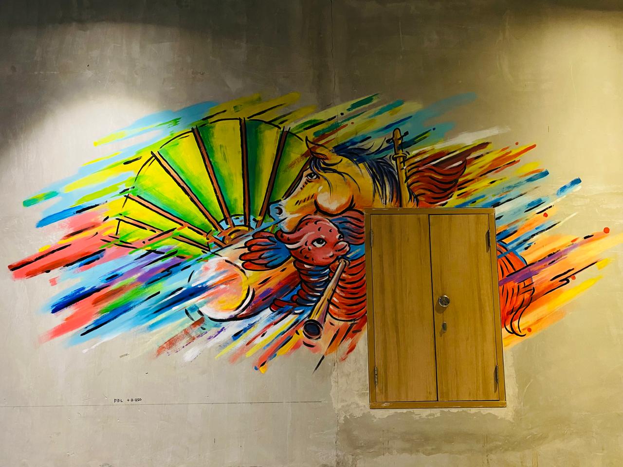 Karya Mural Dally Mozardy