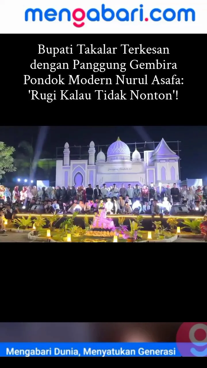 Bupati Takalar Terkesan dengan Panggung Gembira Nurul Asafa: Rugi Kalau Tidak Nonton!